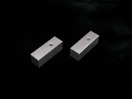 【製作事例】A6063 角棒 穴あけ アルマイト処理
