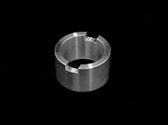 【製作事例】A5056 リング 下面研磨 切りかけx2